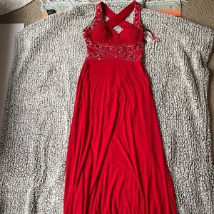 Red prom dress